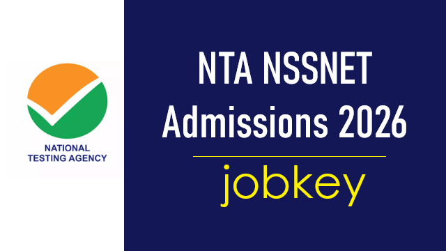 NTA NSSNET 2026 Online Form-jobkey